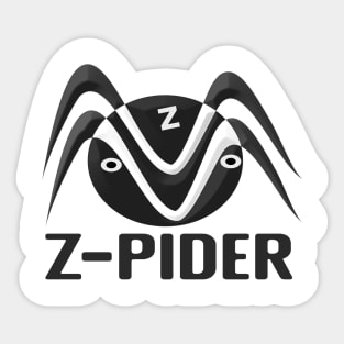 Spider is zpider Sticker